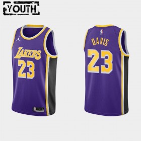 Camiseta Niños Los Angeles Lakers Anthony Davis 23 Jordan 2021-22 Statement Edition Swingman
